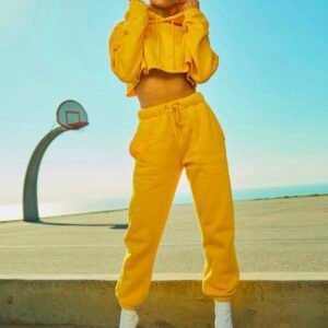 Yellow Co-ord Tracksuit Set
