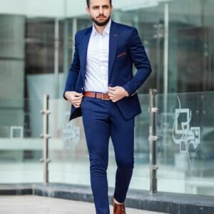 Men Slim Fit Blazer Suit