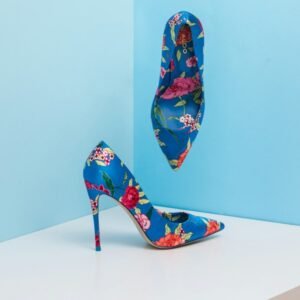 Floral Pointed Stiletto Heels