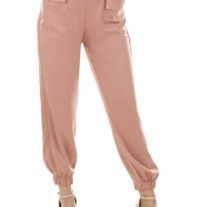 Pink Cuffed Jogger Pants