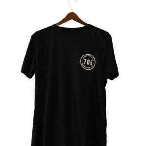 Black Printed Tee