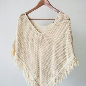 Fringe Hem Knit Sweater